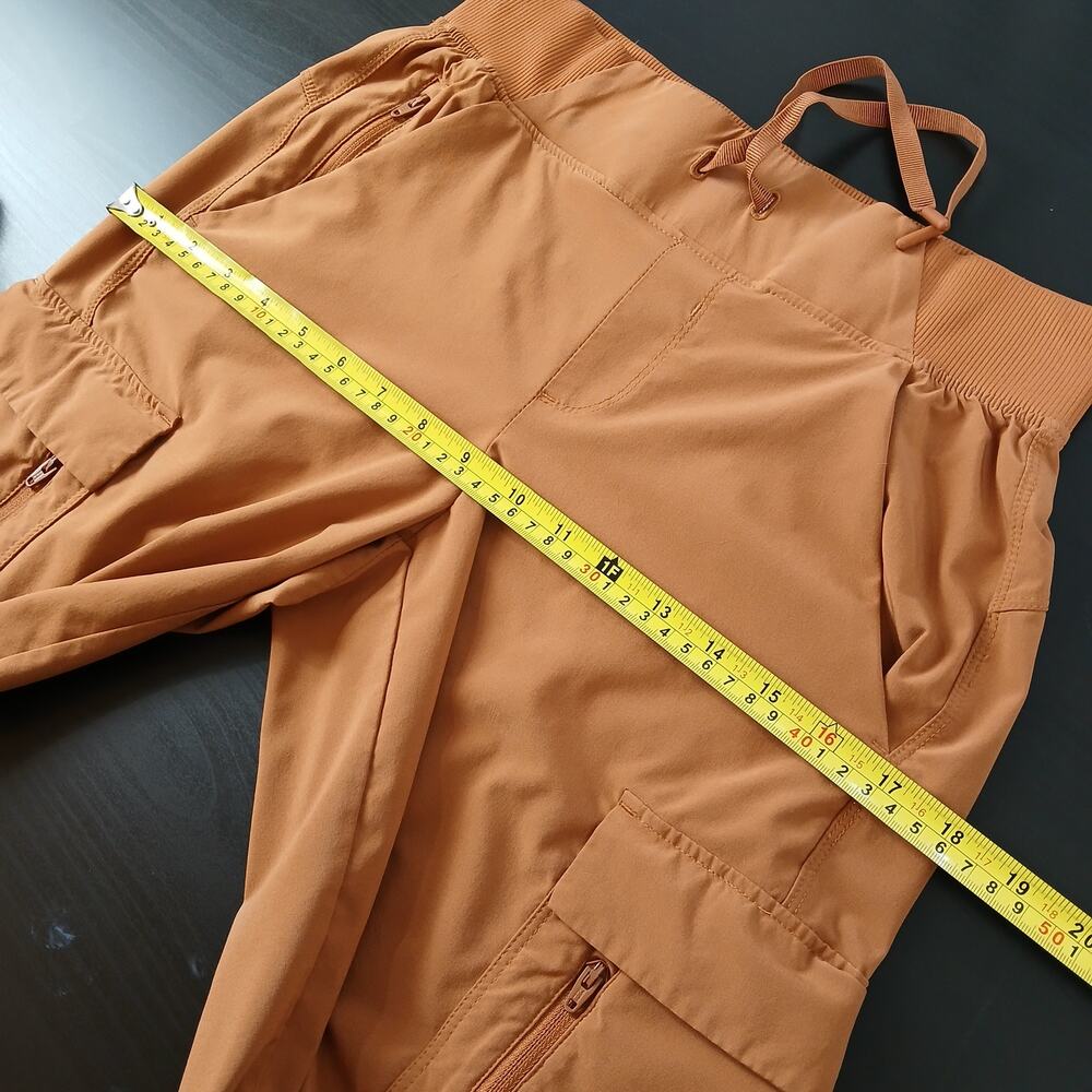 All in Motion Active Light Cargo Jogger Pants XS orange brown athletic - Picture 10 of 16
